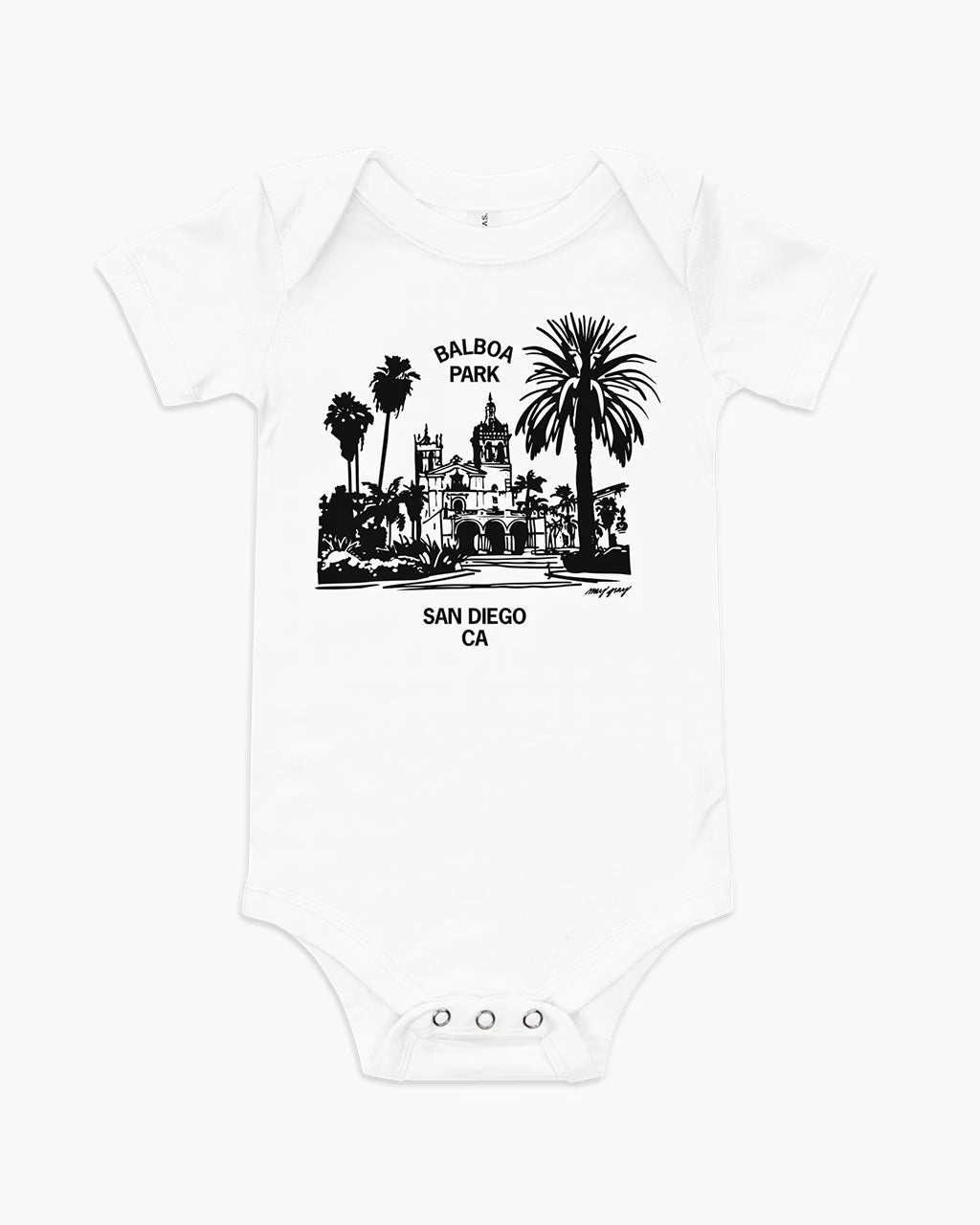 Balboa Park Baby Onesie
