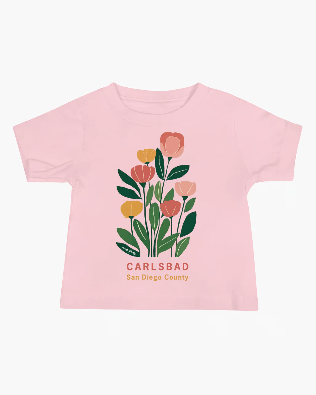Carlsbad Flowers Baby Shirt