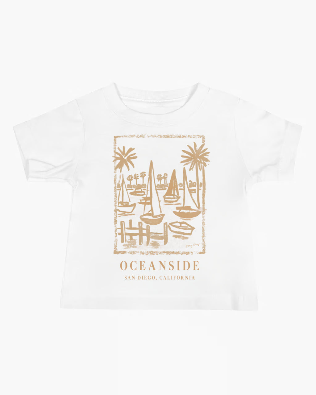 Oceanside California Baby Shirt