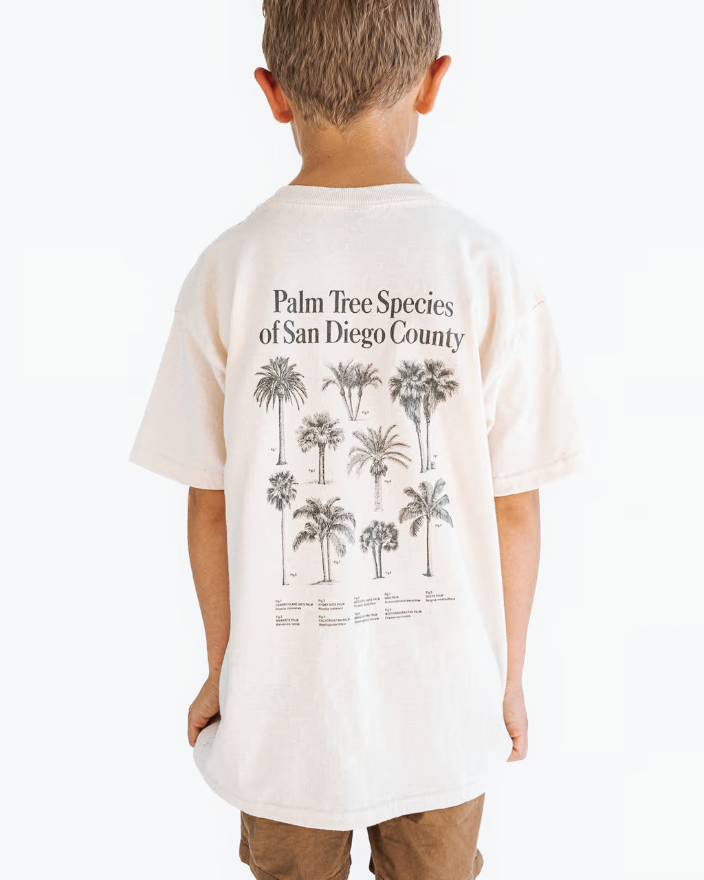 San Diego Palm Trees Kids T-Shirt