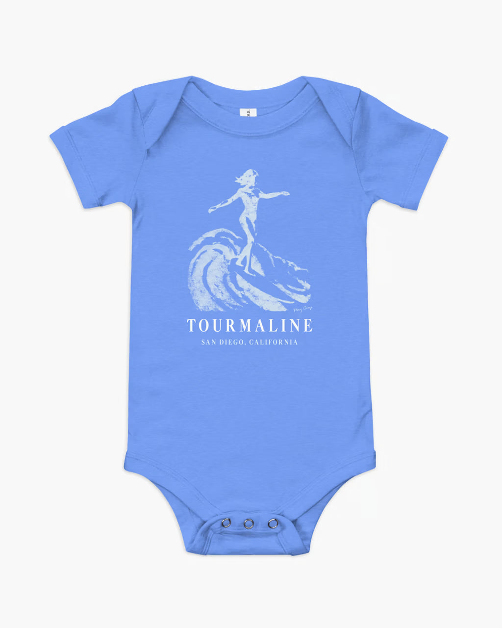 Tourmaline Girl Surfer Baby Onesie
